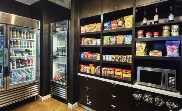 The 24/7 Market with snacks, beverages, and essentials