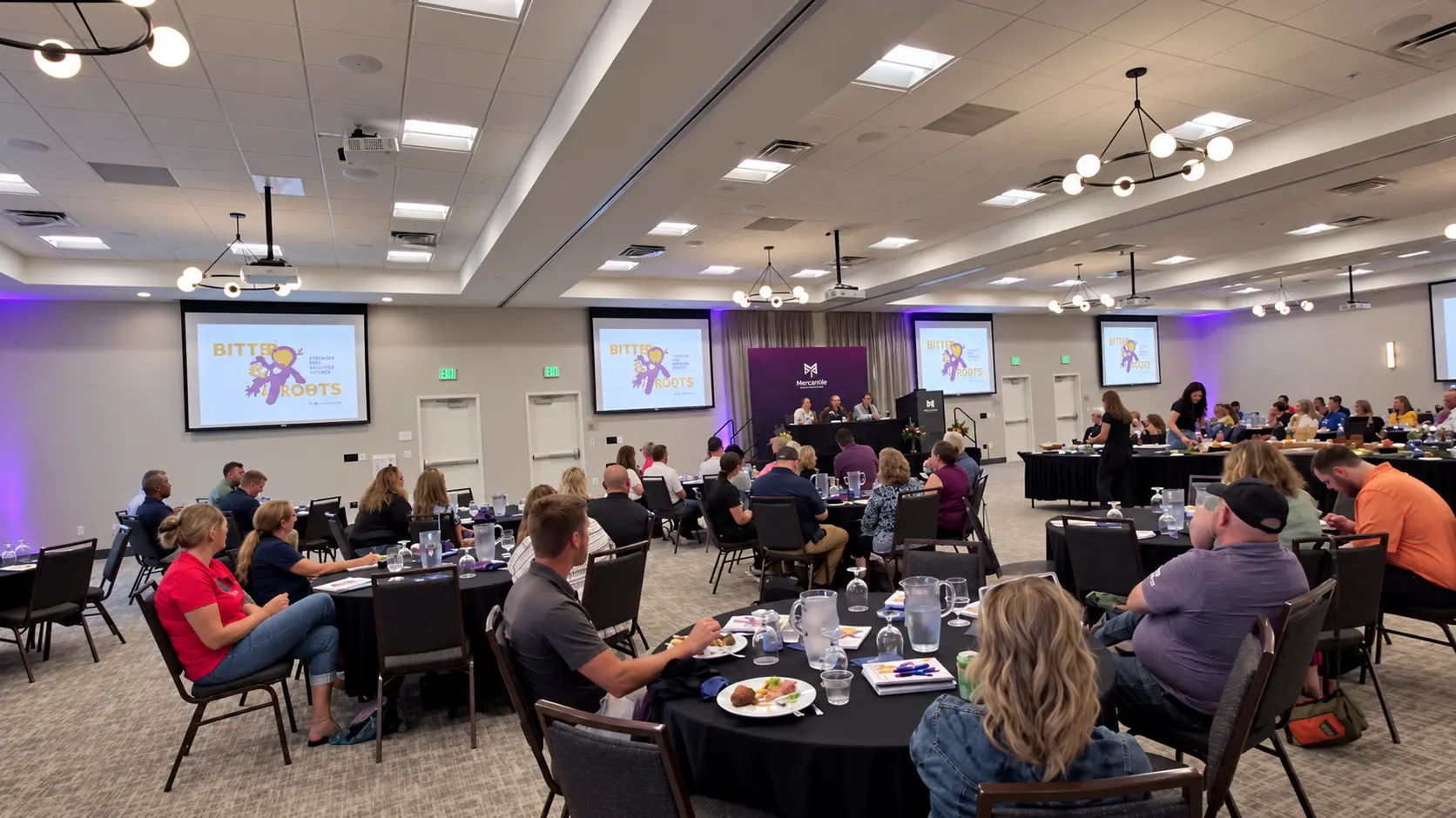 Bites and Insights corporate gathering in the Event Center